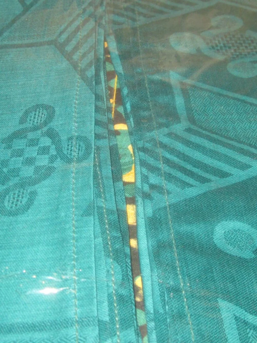Placemats & Napkins from Nigeria Green & Gold